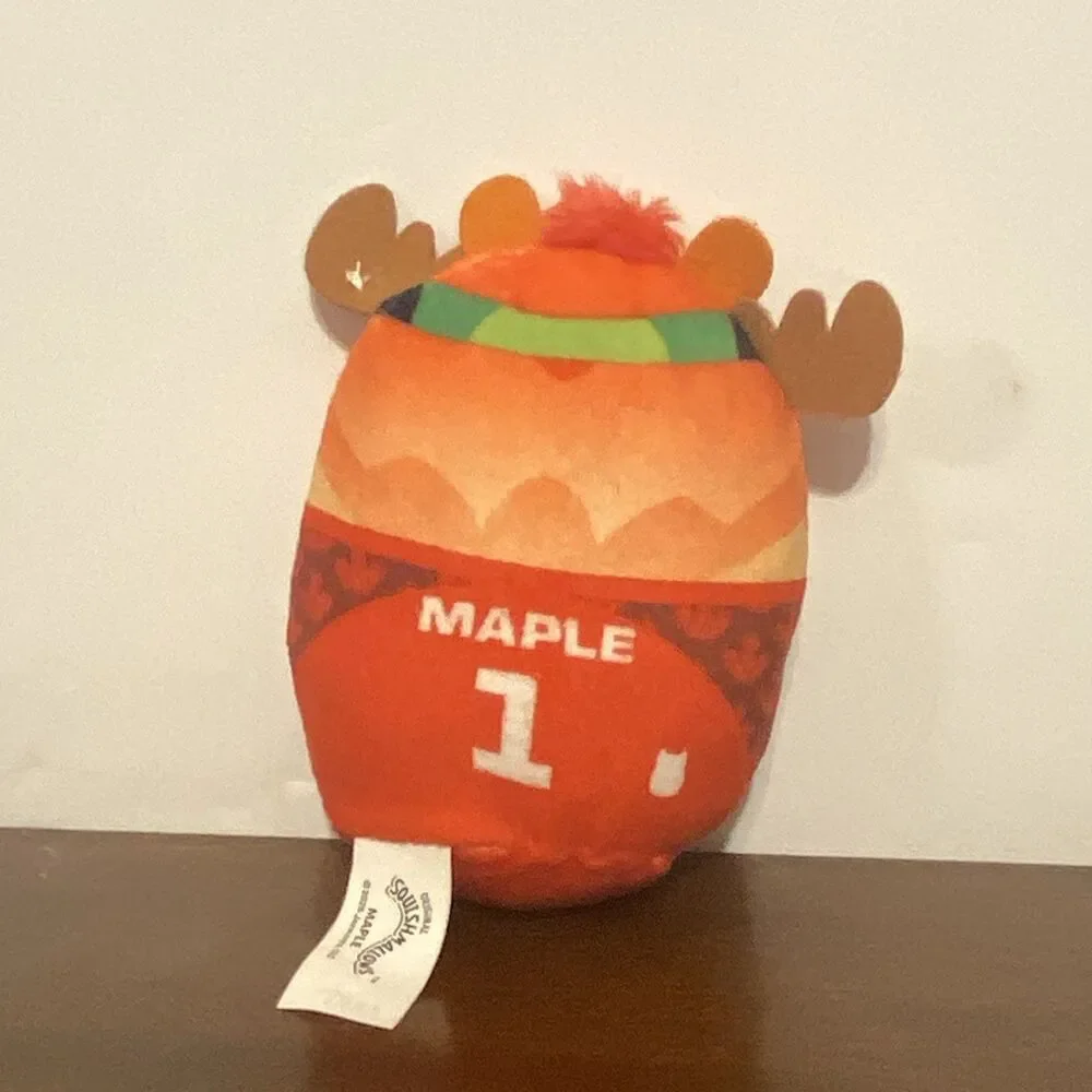 Squishmallows 5pc Mini Soccer Plush Set Cam Maui Maple Monty Zayu